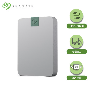 씨게이트 외장하드 SEAGATE Ultra Touch USB-C 데이터복구 4TB + 파우치증정